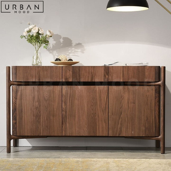 HERB Japandi Solid Wood Sideboard