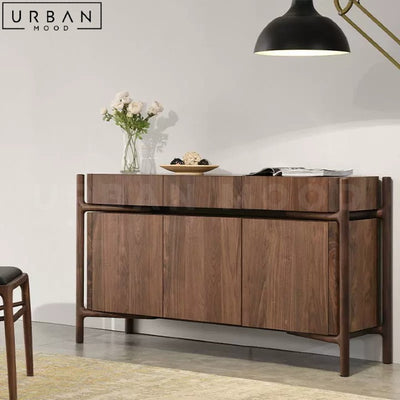 HERB Japandi Solid Wood Sideboard