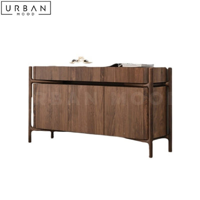 HERB Japandi Solid Wood Sideboard