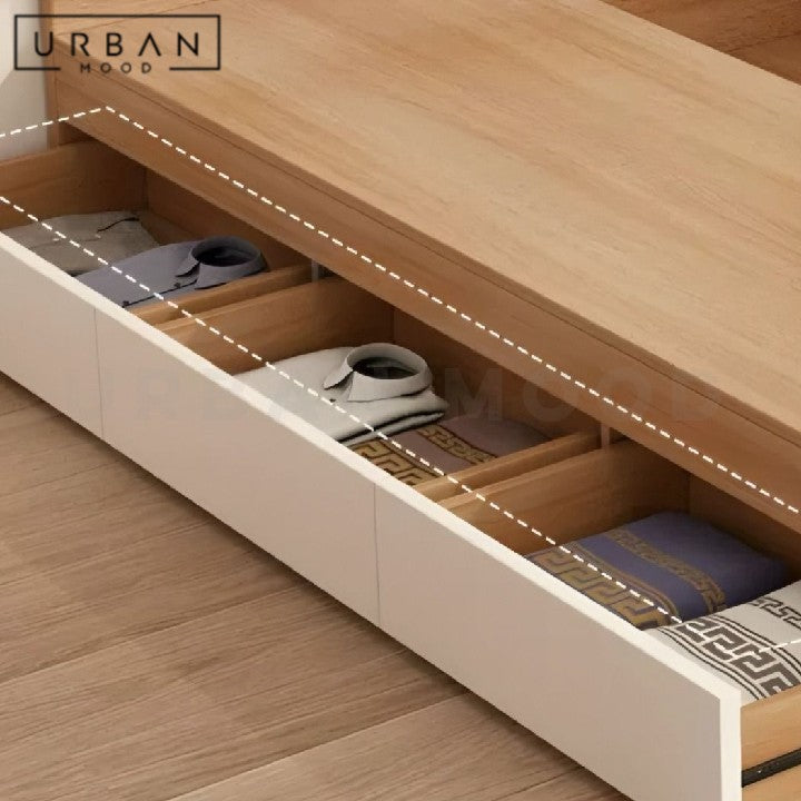 HERCK Modern Storage Bedframe