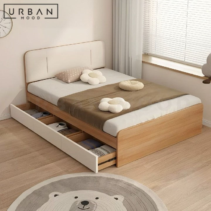 HERCK Modern Storage Bedframe