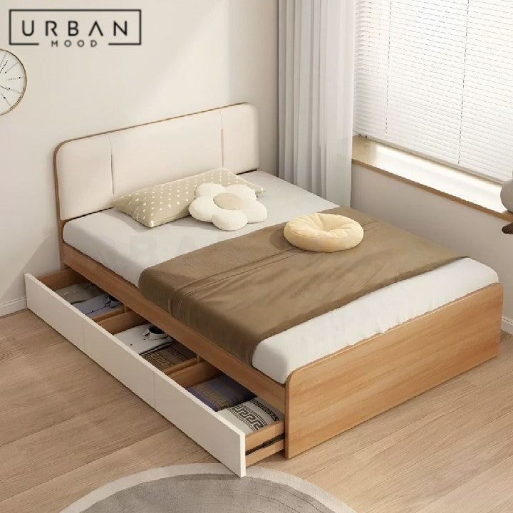 HERCK Modern Storage Bedframe