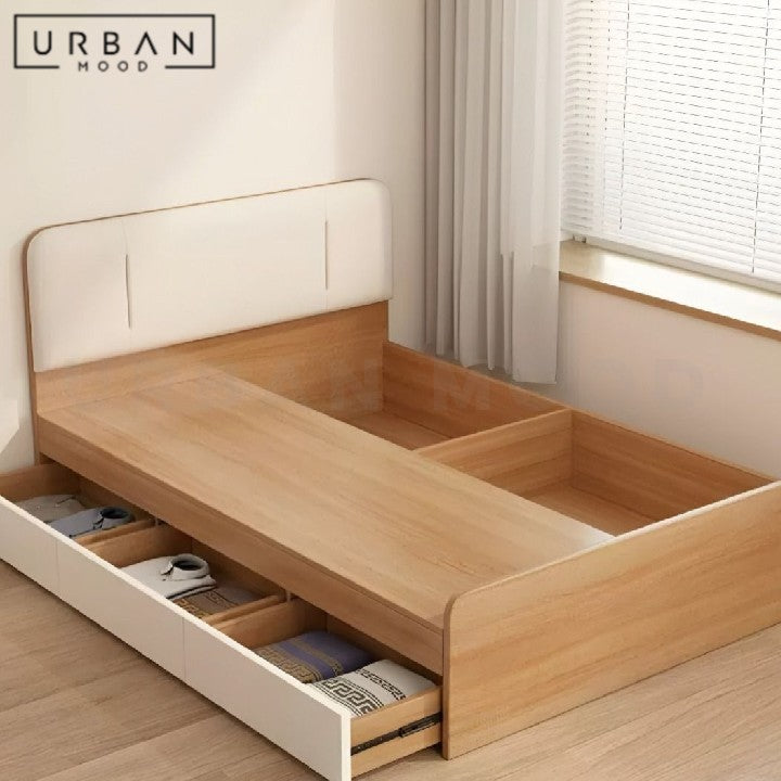 HERCK Modern Storage Bedframe