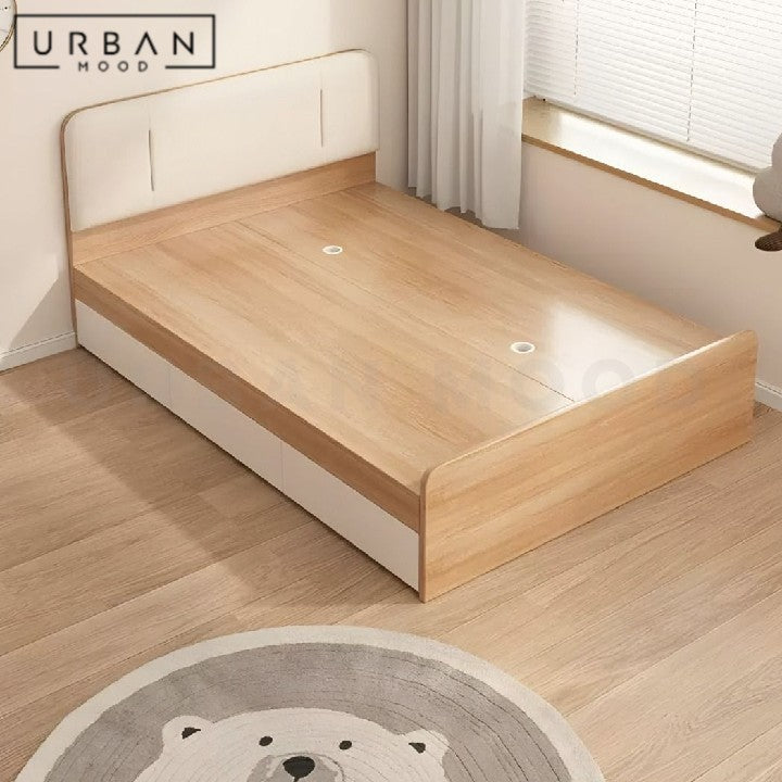 HERCK Modern Storage Bedframe