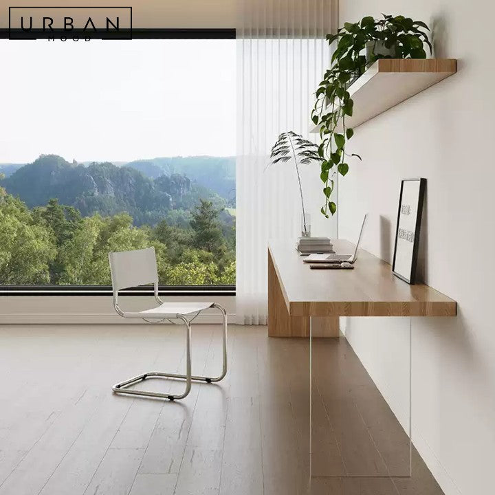 HEYLEN Minimalist Solid Wood Study Table