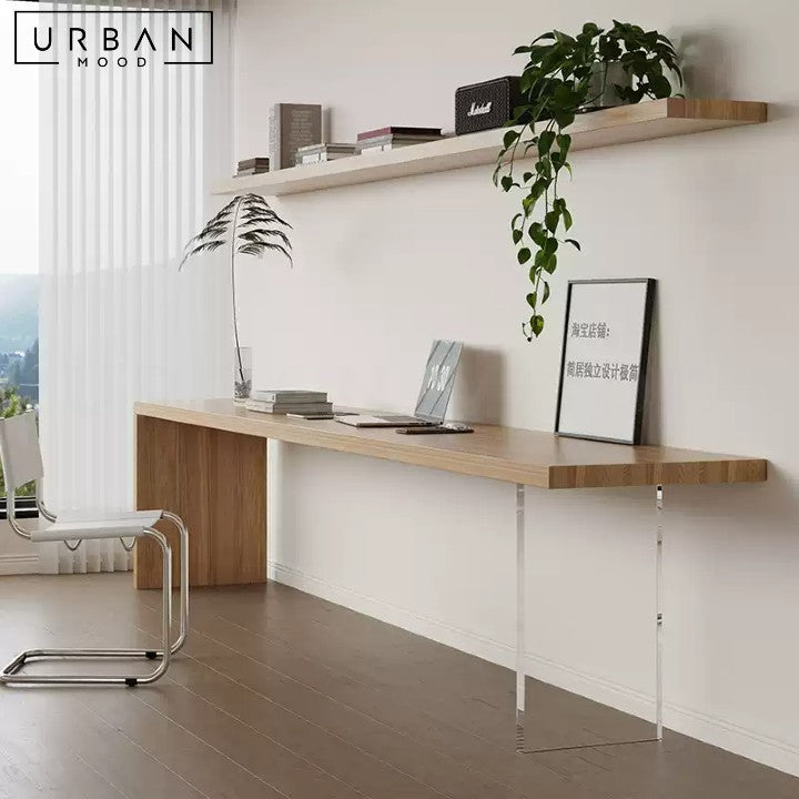 HEYLEN Minimalist Solid Wood Study Table
