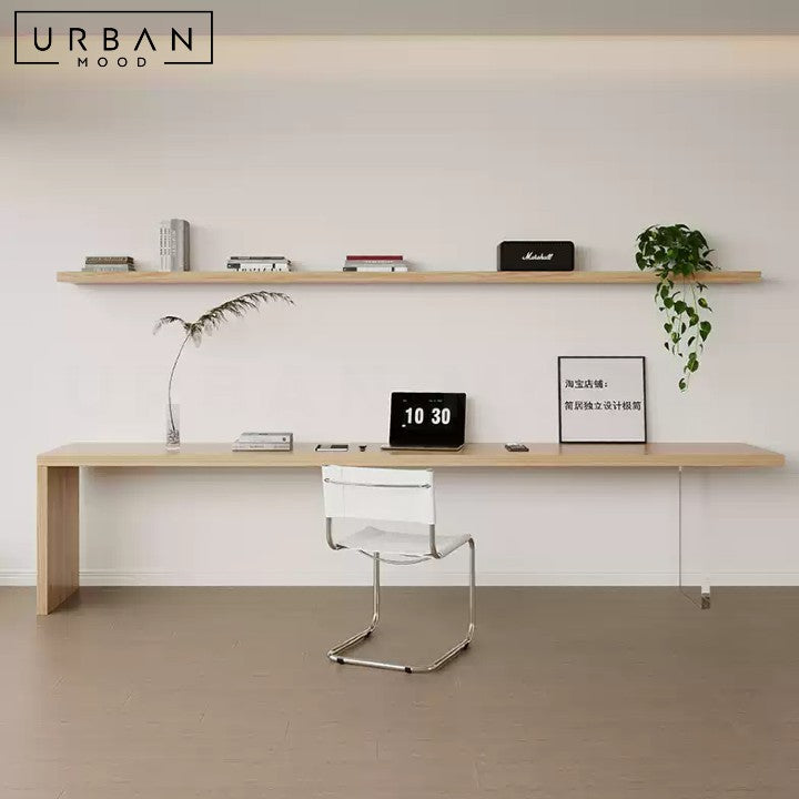 HEYLEN Minimalist Solid Wood Study Table