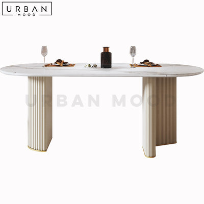 HIGGINS Modern Extendable Sintered Stone Dining Table