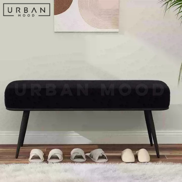 LITO Modern Lambswool Bench