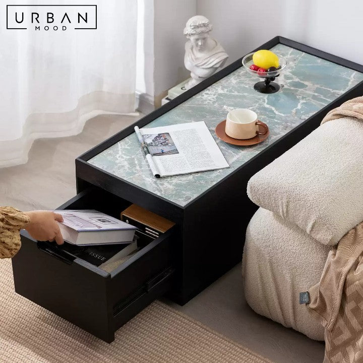 KEANE Modern Sintered Stone Side Table