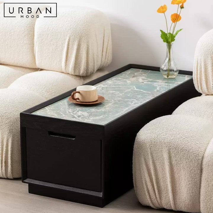 KEANE Modern Sintered Stone Side Table
