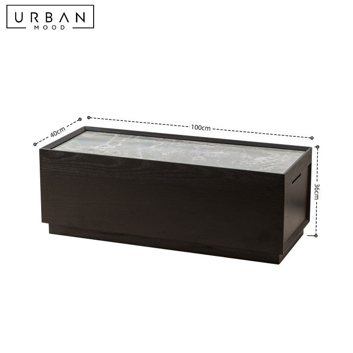 KEANE Modern Sintered Stone Side Table