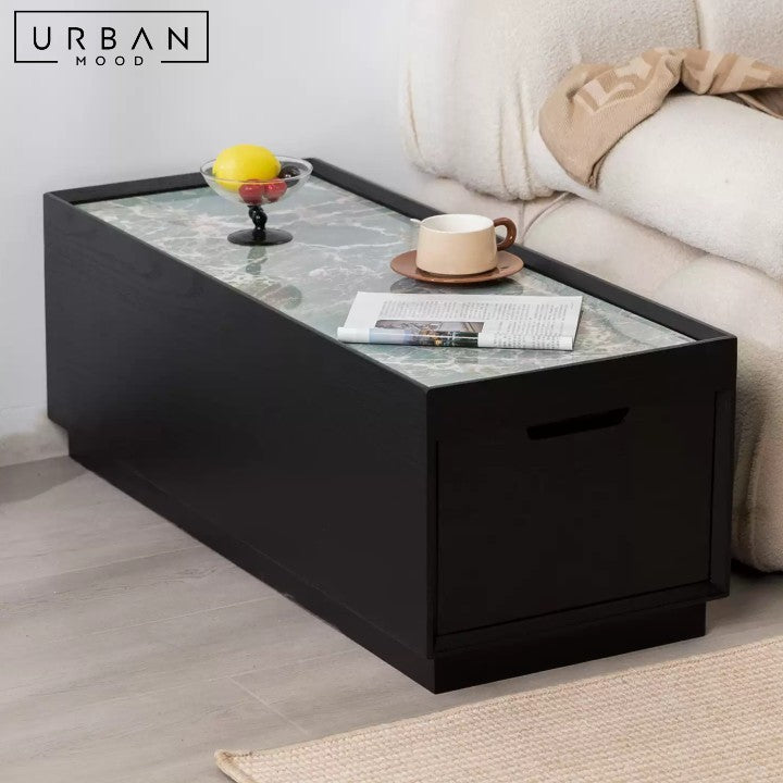 KEANE Modern Sintered Stone Side Table