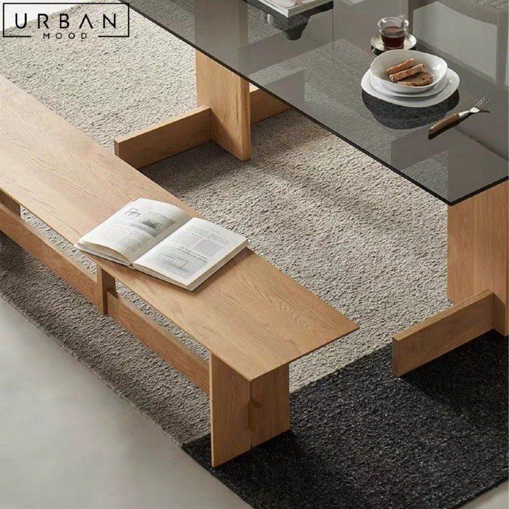 HODEN Japandi Solid Wood Bench