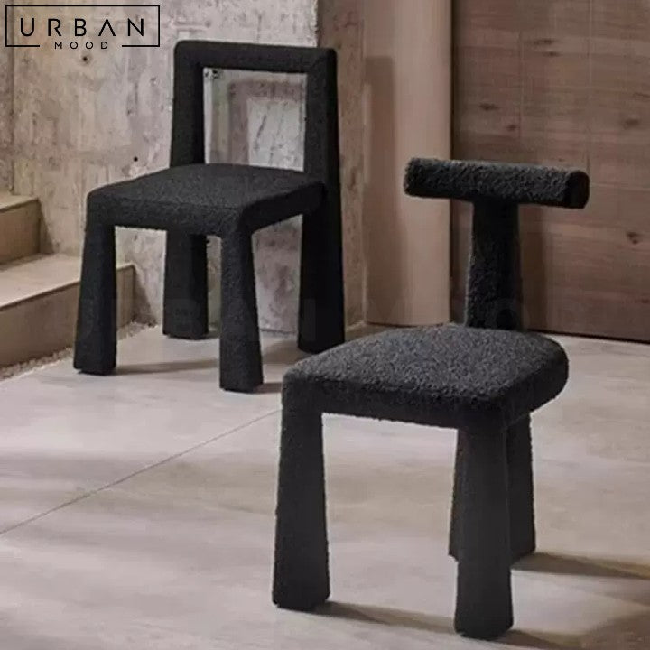 HOFER Modern Boucle Dining Chair