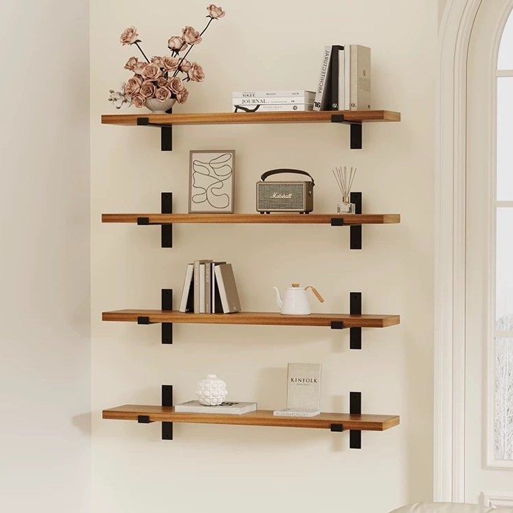 HOLZER Modern Solid Wood Wall Shelf - Urban Mood Singapore