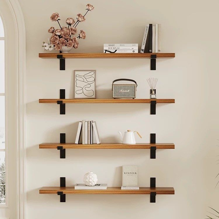 HOLZER Modern Solid Wood Wall Shelf - Urban Mood Singapore