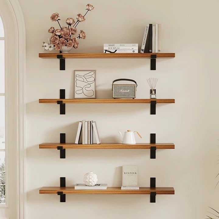 HOLZER Modern Solid Wood Wall Shelf - Urban Mood Singapore