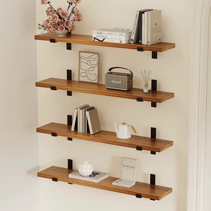 HOLZER Modern Solid Wood Wall Shelf - Urban Mood Singapore