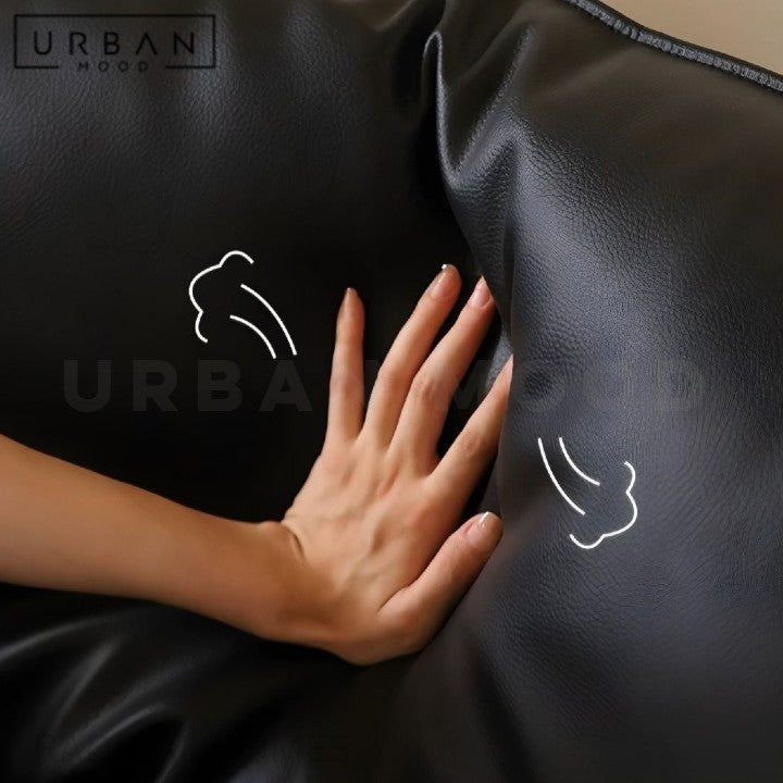 HOND Modern Genuine Leather Sofa