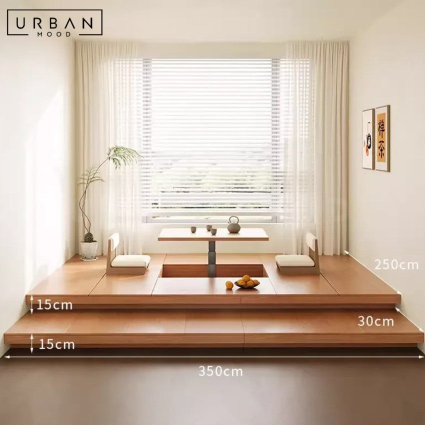 HOODA Japanese Platform Dining Table