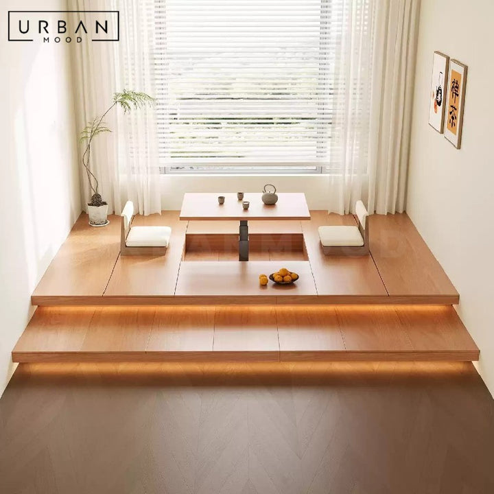 HOODA Japanese Platform Dining Table