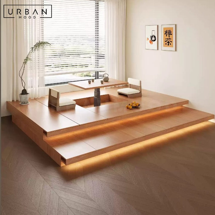 HOODA Japanese Platform Dining Table