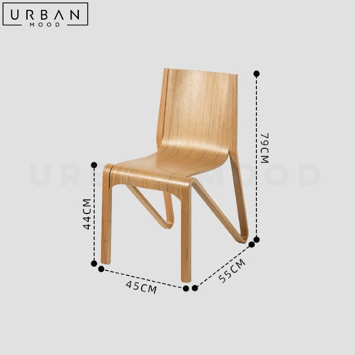 HOPE Japandi Solid Wood Dining Chair