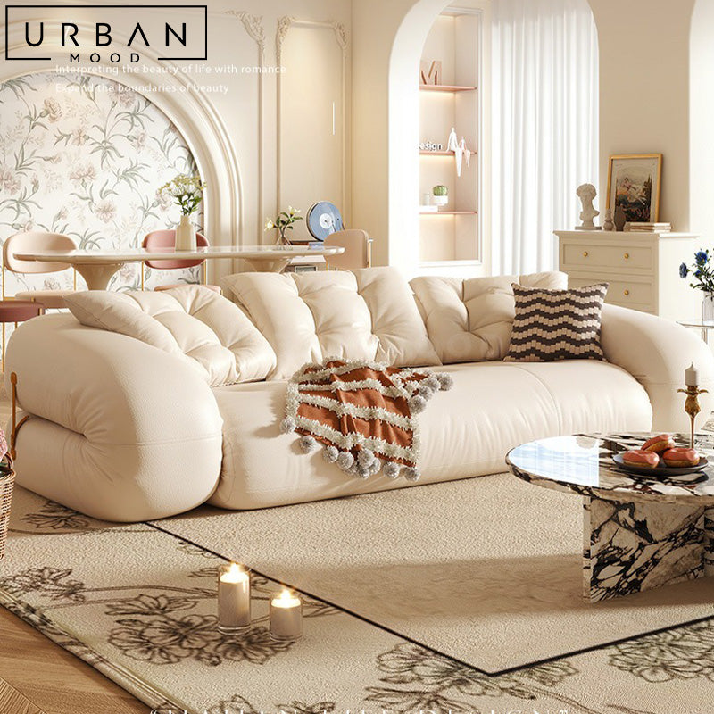 HORMI Modern Leather Sofa Bed – Urban Mood