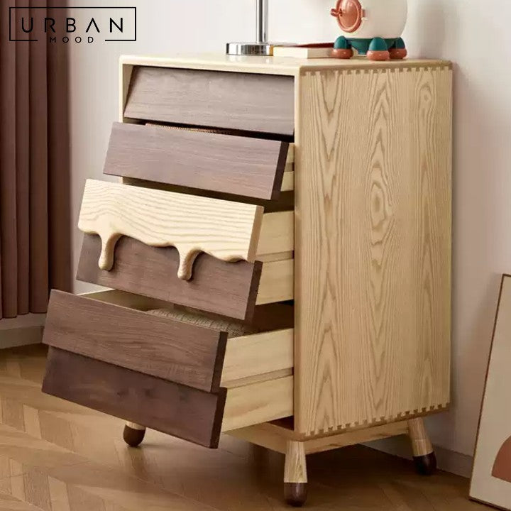 HORTON Modern Solid Wood Chest of Drawers