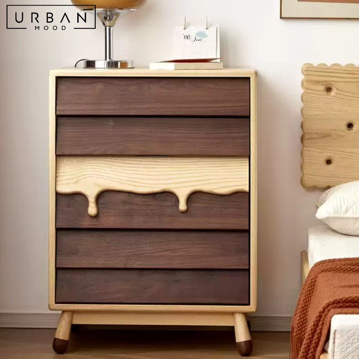 HORTON Modern Solid Wood Chest of Drawers
