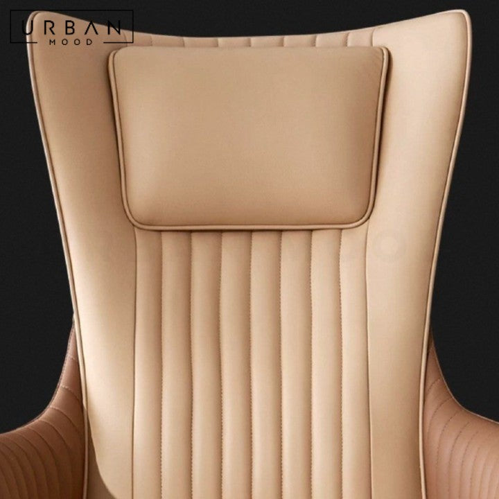 HOSNI Modern Leather Office Chair