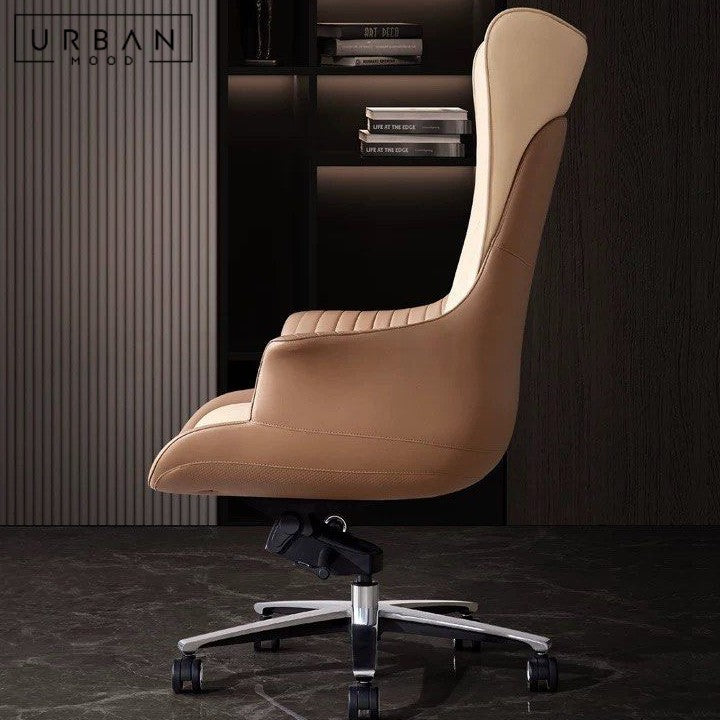HOSNI Modern Leather Office Chair