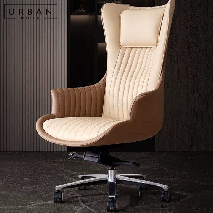 HOSNI Modern Leather Office Chair