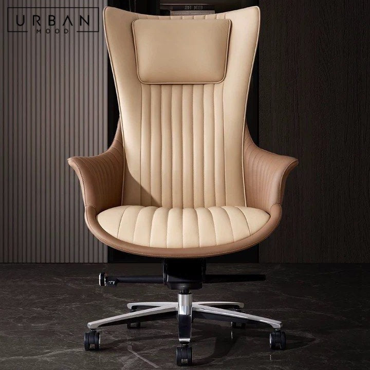 HOSNI Modern Leather Office Chair