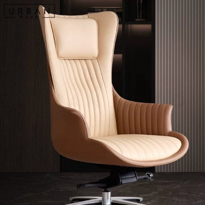 HOSNI Modern Leather Office Chair