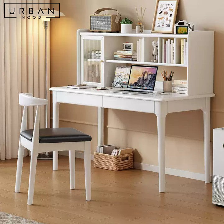HOSSAIN Modern Solid Wood Study Table