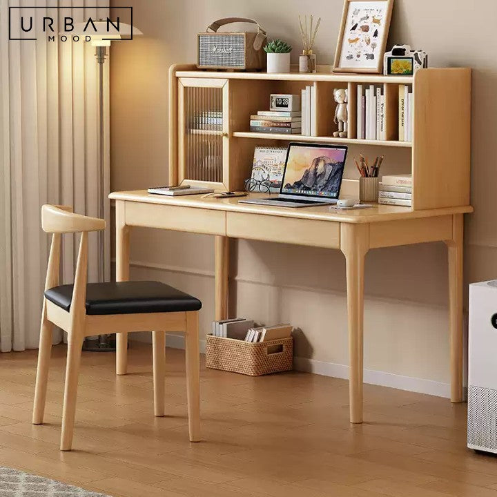 HOSSAIN Modern Solid Wood Study Table