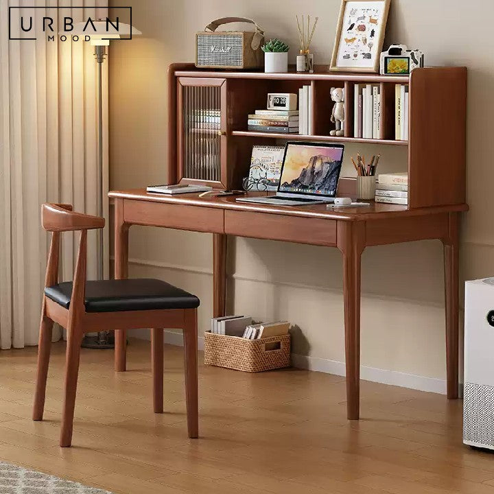 HOSSAIN Modern Solid Wood Study Table