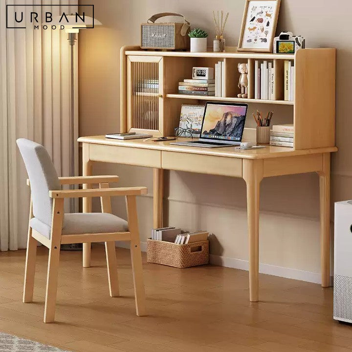 HOSSAIN Modern Solid Wood Study Table