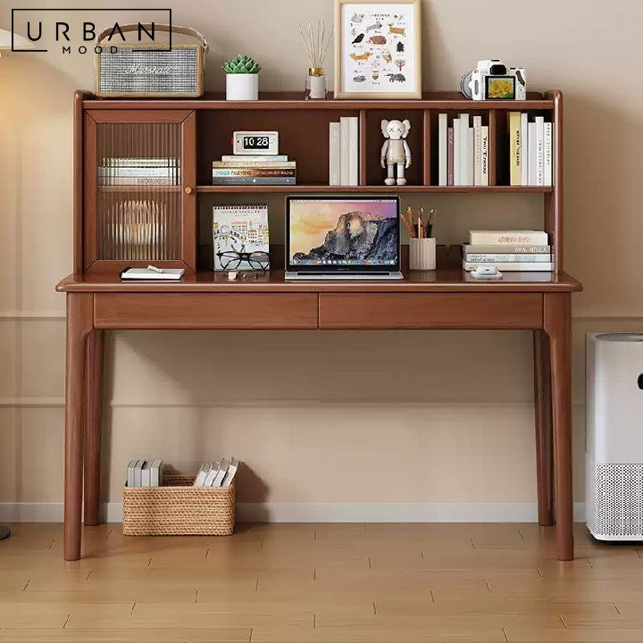 HOSSAIN Modern Solid Wood Study Table