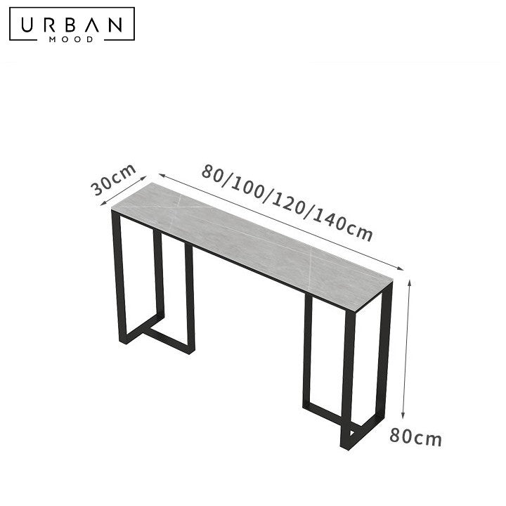 HOWELL Modern Sintered Stone Console Table