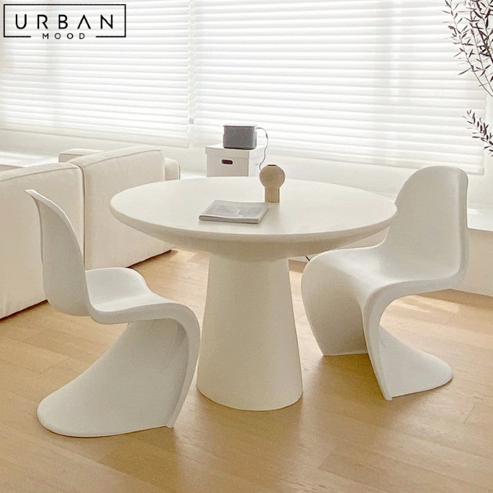 HUGO Japandi Round Dining Table – Urban Mood
