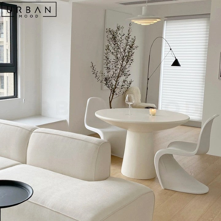 HUGO Japandi Round Dining Table – Urban Mood