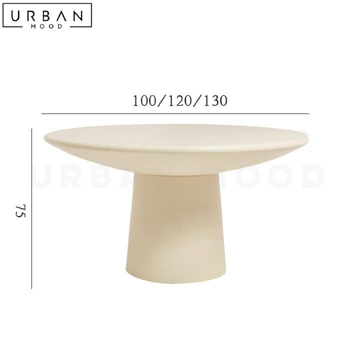 HUGO Japandi Round Dining Table – Urban Mood