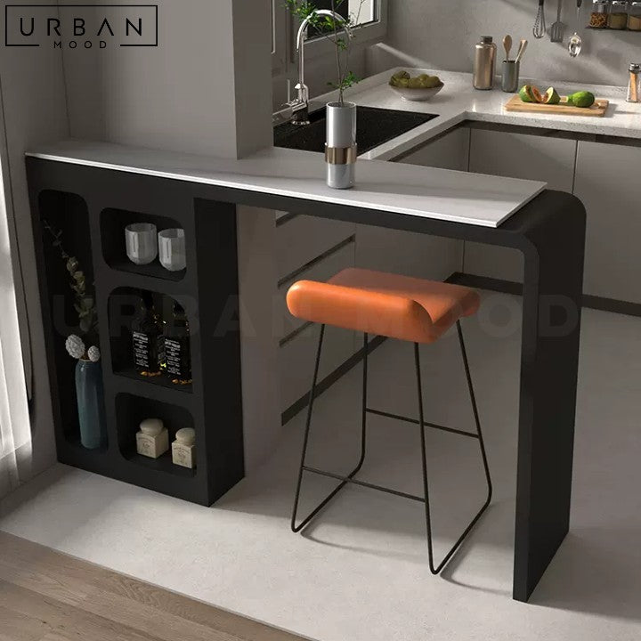 HUNT Modern Sintered Stone Bar Table