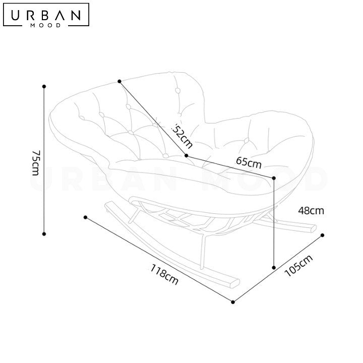 HURL Modern Rocking Chair