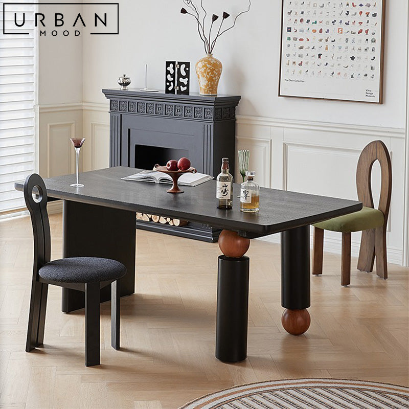 HUSTON Modern Solid Wood Dining Table