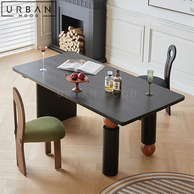 HUSTON Modern Solid Wood Dining Table