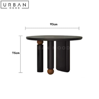 HUSTON Modern Solid Wood Dining Table